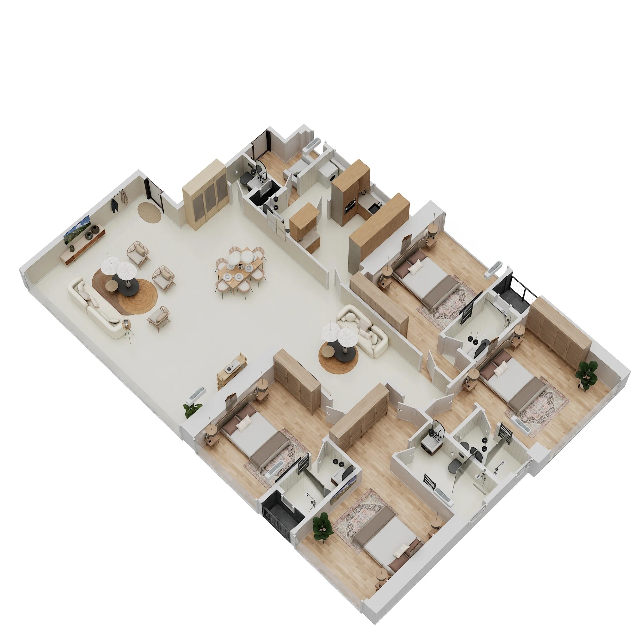 4 BHK 2100 Sq. Ft. Apartment