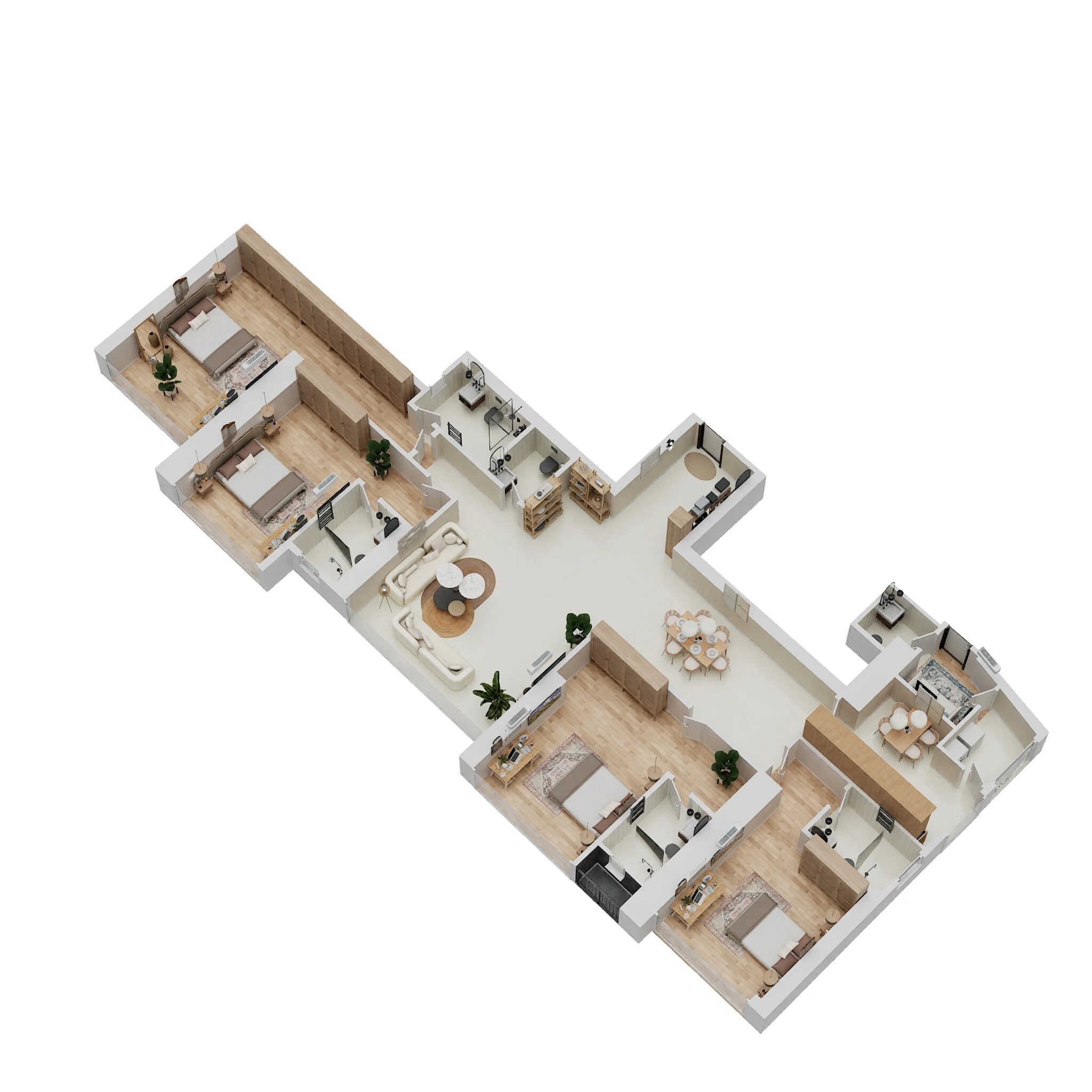 4 BHK 2400 Sq. Ft. Apartment