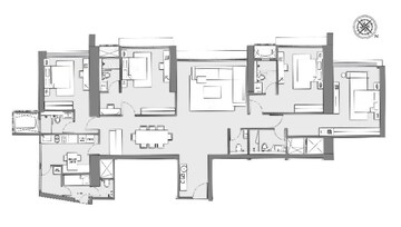  4 BHK Apartment at Godrej One Mahalaxmi, Mahalaxmi – for Sale