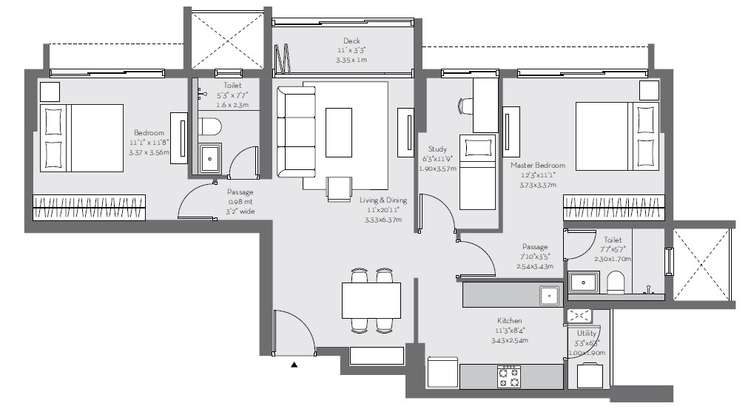 godrej origins the trees apartment 2 bhk 820sqft 20210808110842