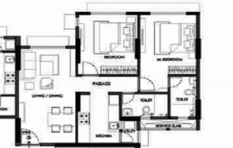 Other, godrej-prime 2 Bedroom 693 Sq.Ft. Apartment In Chembur Mumbai 8834659