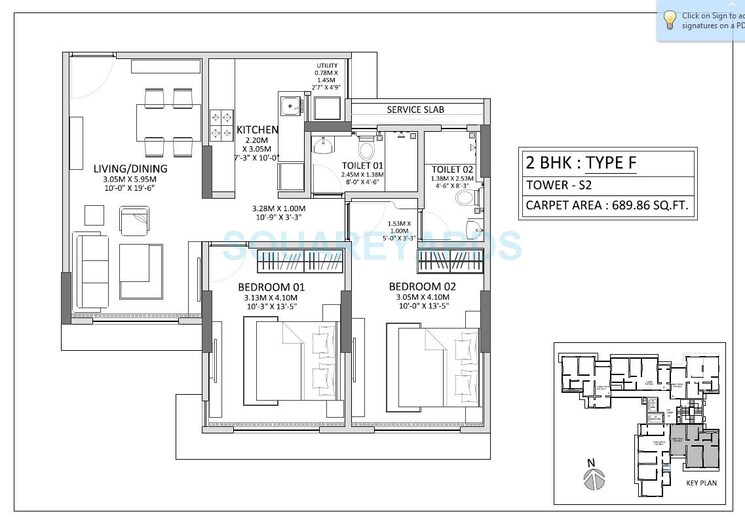 Other, godrej-prime 2 Bedroom 690 Sq.Ft. Apartment In Chembur Mumbai 8609725
