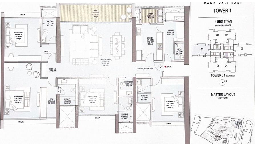 Other, godrej-reserve-kandivali 4 Bedroom 2000 Sq.Ft. Apartment In Kandivali East Mumbai 8698662