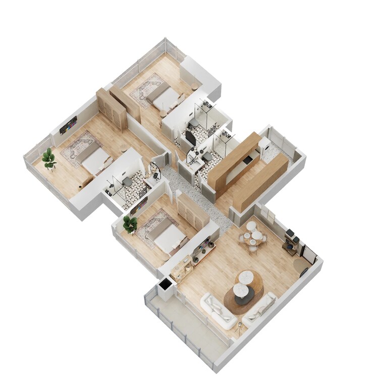 godrej sky apartment 3bhk 1358sqft 1