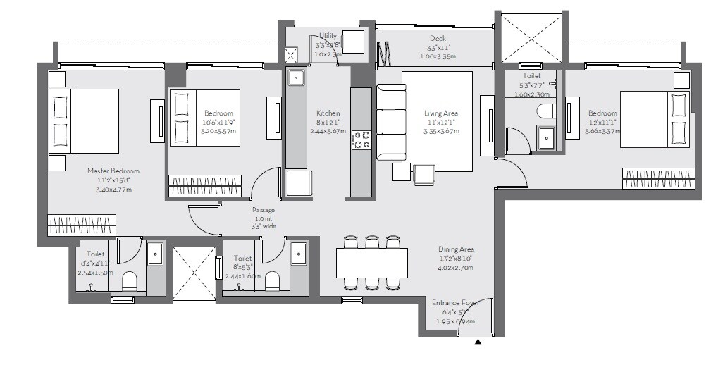 Other, godrej-the-trees 3 Bedroom 1640 Sq.Ft. Apartment In Vikhroli East Mumbai 6379682