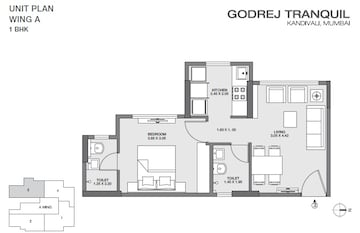 1 BHK Apartment For Resale in Godrej Tranquil Kandivali East Mumbai  7923327