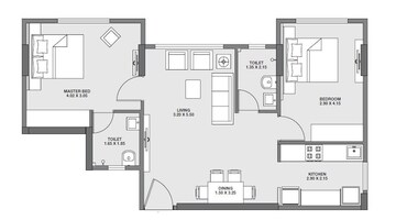  2 BHK Apartment at Godrej Tranquil, Kandivali East – for Rent