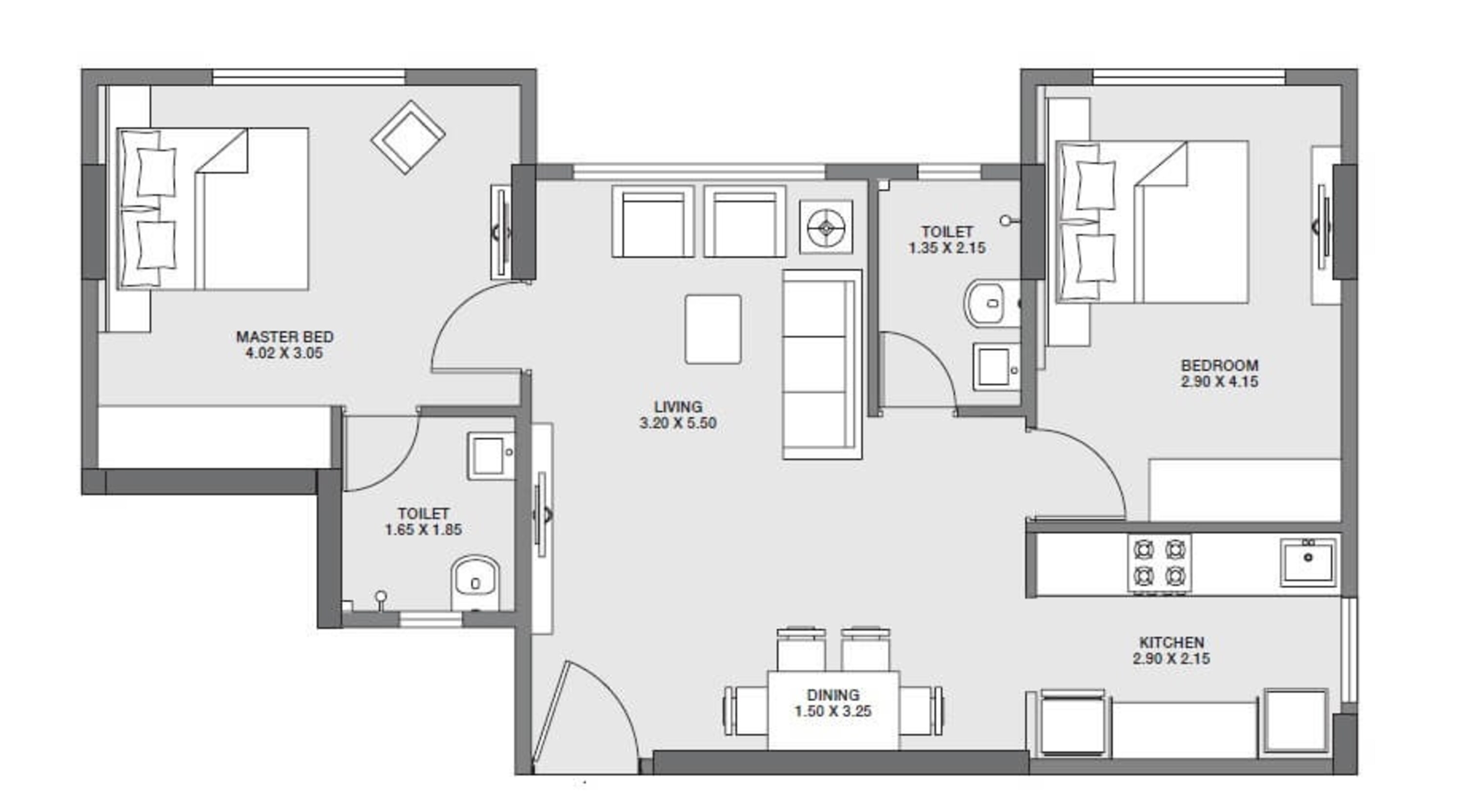 godrej tranquil apartment 2bhk 705sqft 61