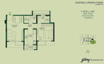  1 BHK Apartment at Godrej Urban Park, Chandivali – for Rent