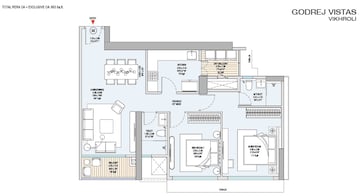  2 BHK Apartment at Godrej Vistas, Vikhroli East – for Sale