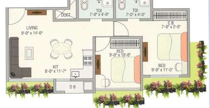 goldstar decent homes apartment 2 bhk 509sqft 20213131173130