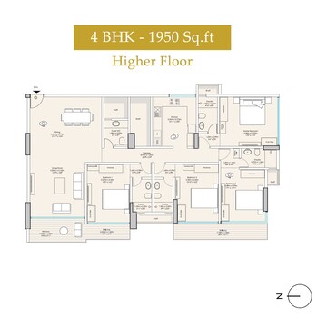  4 BHK Apartment at Goodwill The Grand Residences, Borivali East – for Sale