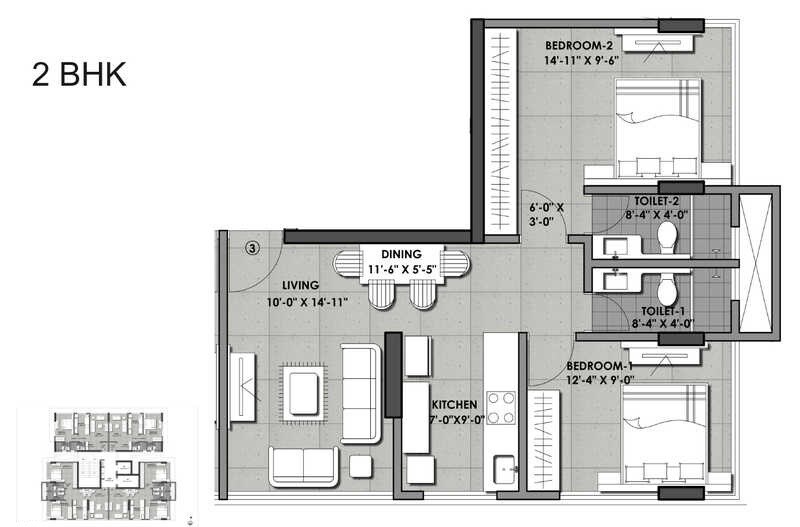  2 BHK Apartment at Goregaon Sukhniwas CHS, Goregaon West – for Rent