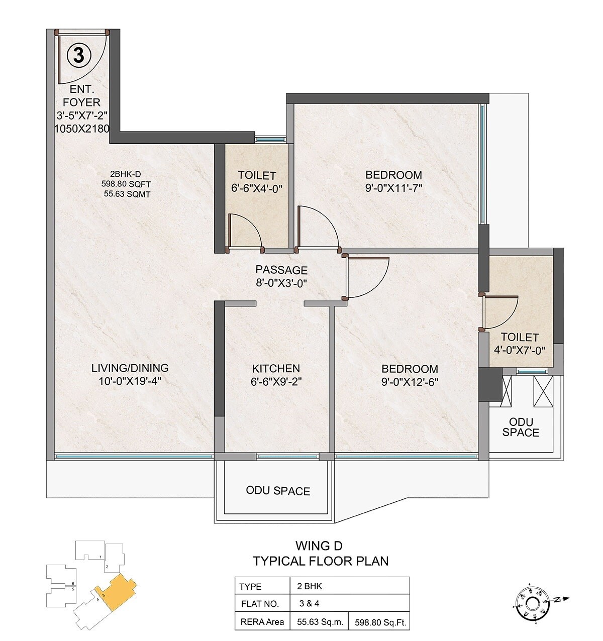  2 BHK Apartment at Goregaon Vivan, Goregaon West – for Rent
