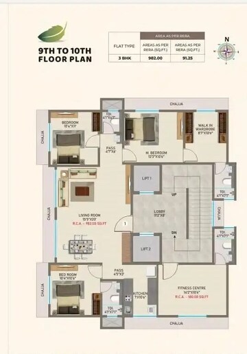  3 BHK Apartment at Green Shadow CHS, Andheri East – for Sale