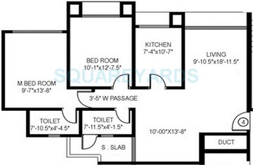  2 BHK Apartment at Gundecha Altura, Kanjurmarg West – for Rent