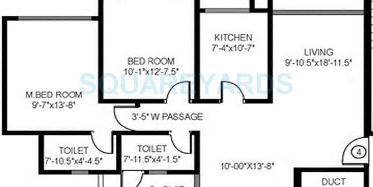 gundecha altura apartment 2 bhk 1035sqft 20224518154519
