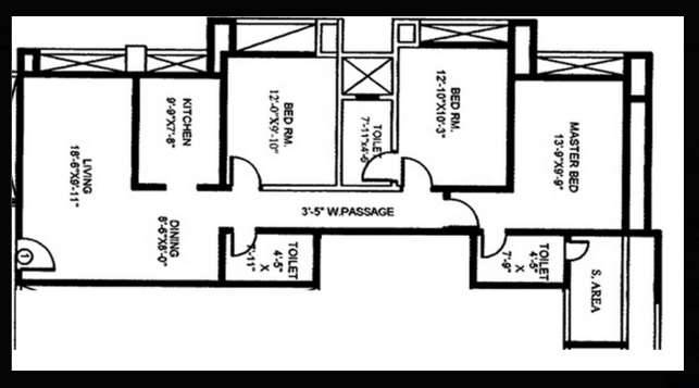gundecha heights apartment 3 bhk 1550sqft 20214212174257
