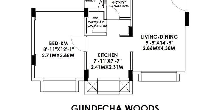 gundecha woods apartment 1 bhk 350sqft 20222818162817