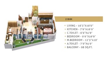  2 BHK Apartment at Gurukrupa Jayantam, Ghatkopar East – for Rent