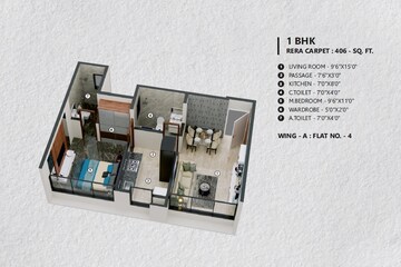  1 BHK Apartment at Gurukrupa Sharanam, Dahisar East – for Sale