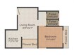 Haware Vrindavan 1 BHK Layout