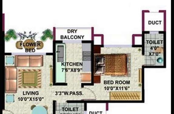hdil galaxy apartments apartment 1 bhk 392sqft 20234824124802