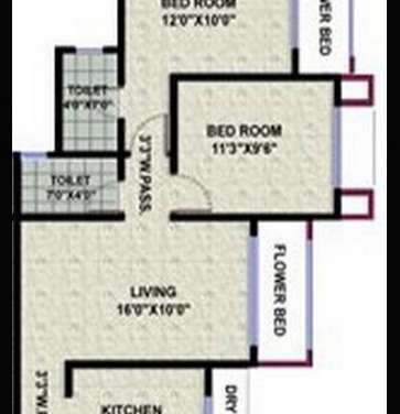 hdil galaxy apartments apartment 2 bhk 920sqft 20205918155958