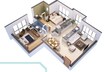 Hdil Whispering Towers 2 BHK Layout