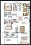 Heena Gokul Mohan 3 BHK Layout