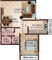 Heritage  Arunoday Tower 1 BHK Layout