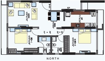  2 BHK Apartment at Hetali Blessings, Churi Wadi – for Sale