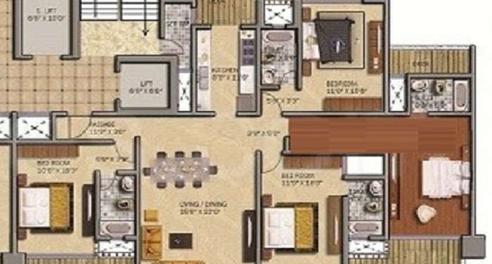 hicons marina apartment 4 bhk 1477sqft 20205730165700