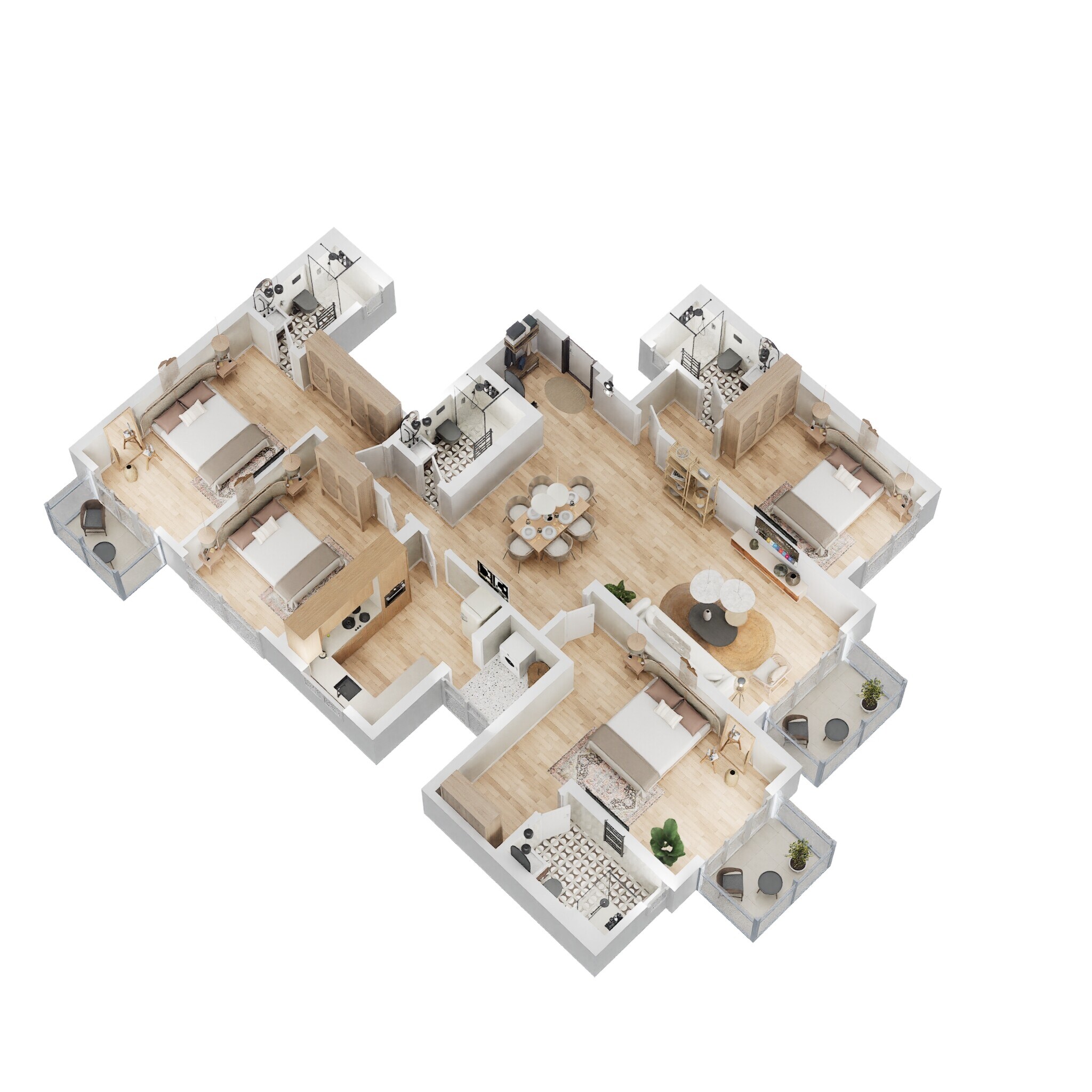 4 BHK 1579 Sq. Ft. Apartment