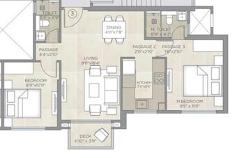  2 BHK Apartment at Hiranandani Gardens, Powai – for Sale