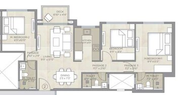  3 BHK Apartment at Hiranandani Gardens, Powai – for Rent