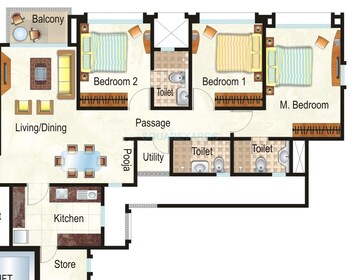  3 BHK Apartment at Hiranandani Heritage, Fateh Baug – for Sale