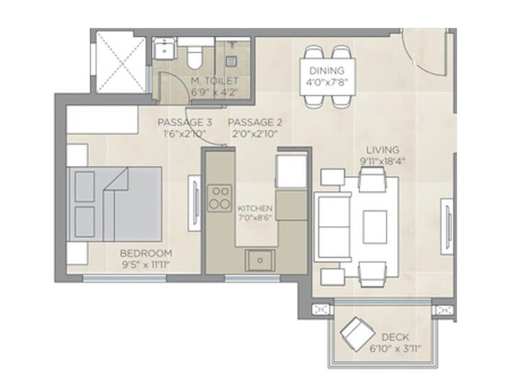 Other, hiranandani-highland 1 Bedroom 487 Sq.Ft. Apartment In Powai Mumbai 8880262