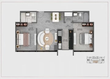  2 BHK Apartment at Hiranandani Vista Residences, Andheri West – for Sale
