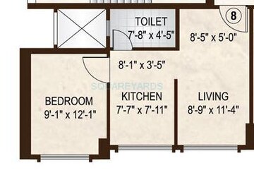 1 BHK Apartment at Hiranandani Zen, Powai – for Rent