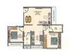 Hirani Om Sukhkarta Heights 2 BHK Layout