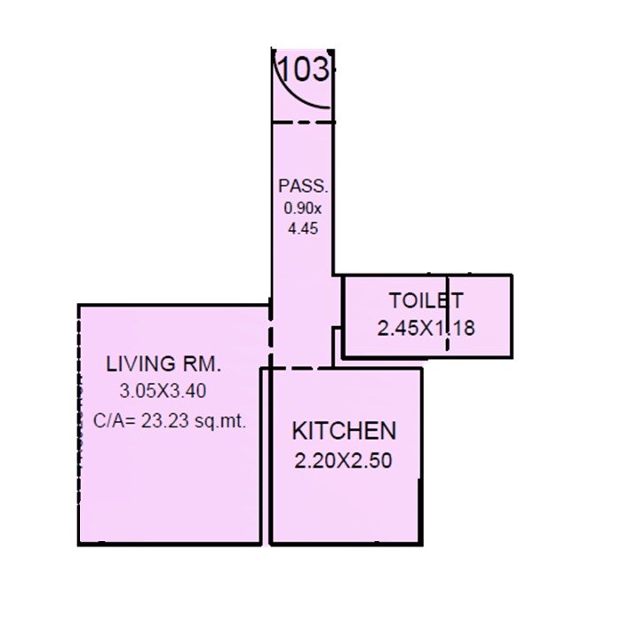 250 Sq. Ft. Studio