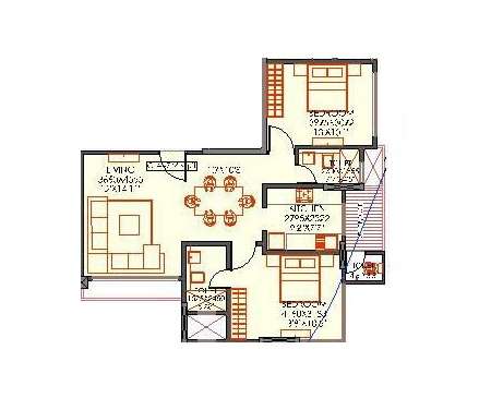 hpa basil residency apartment 2 bhk 1197sqft 20212621102633