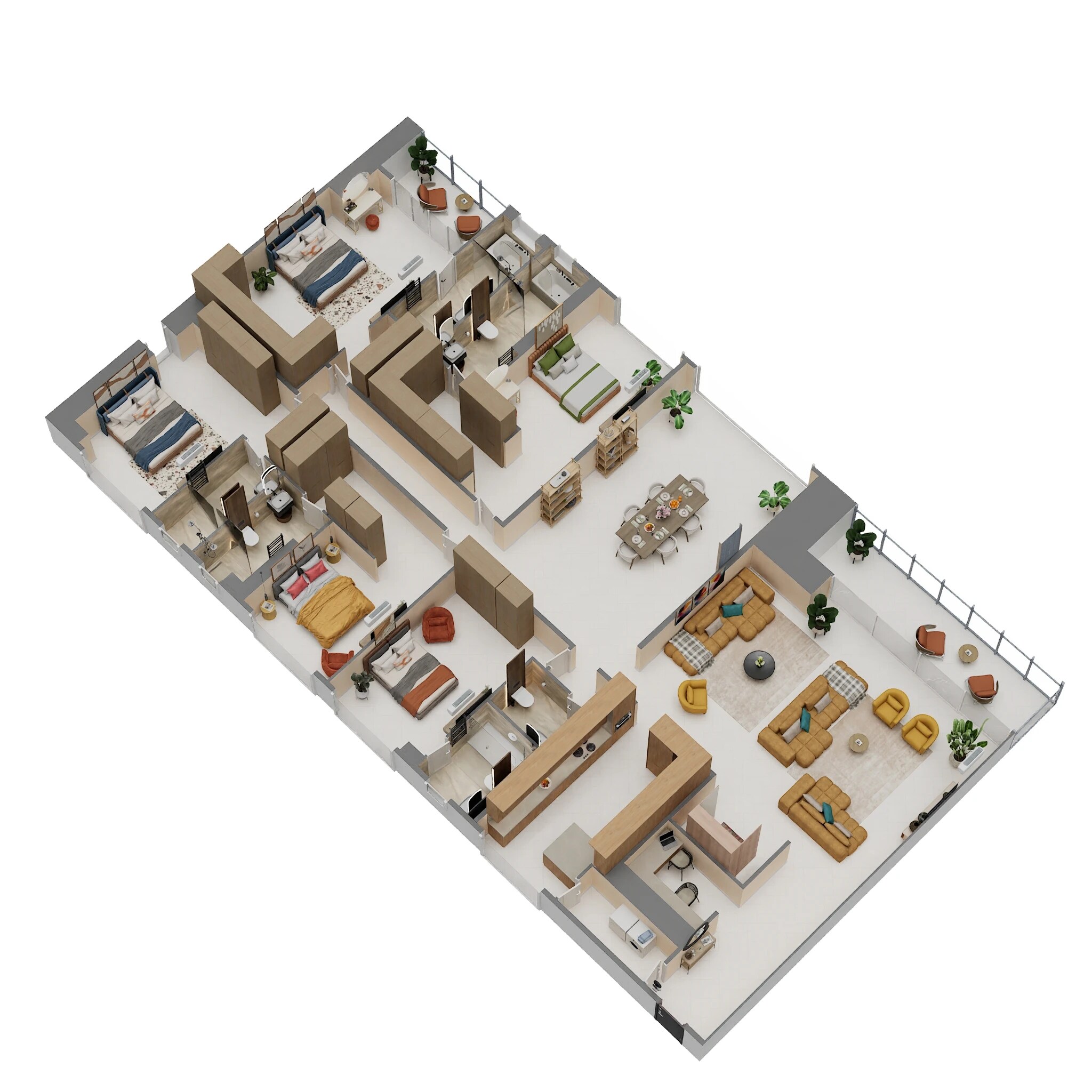 5 BHK 5058 Sq. Ft. Apartment