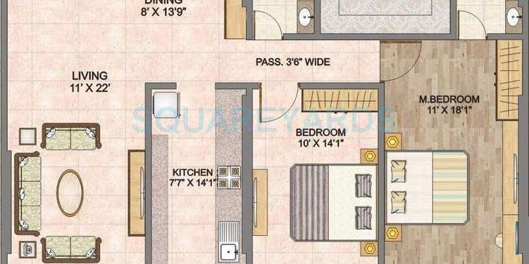 hubtown garnet apartment 2 bhk 1471sqft 20203624103621