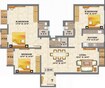Hubtown Hill Crest 3 BHK Layout