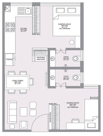  2 BHK Apartment at Hubtown Palmrose, Andheri East – for Sale