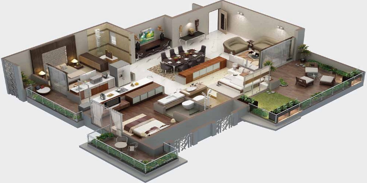 Hubtown Sunstone Floor Plans - Bandra East, Mumbai