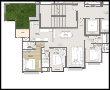  3 BHK Apartment at Hubtown The Premiere, Mudran Press Colony – for Sale