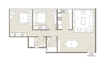  2 BHK Apartment at Indiabulls Blu, Worli – for Rent